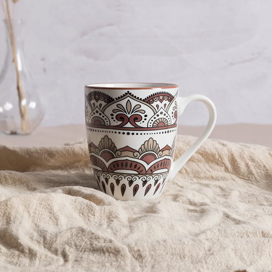 Becher "Mandola" 320 ml braun milieu