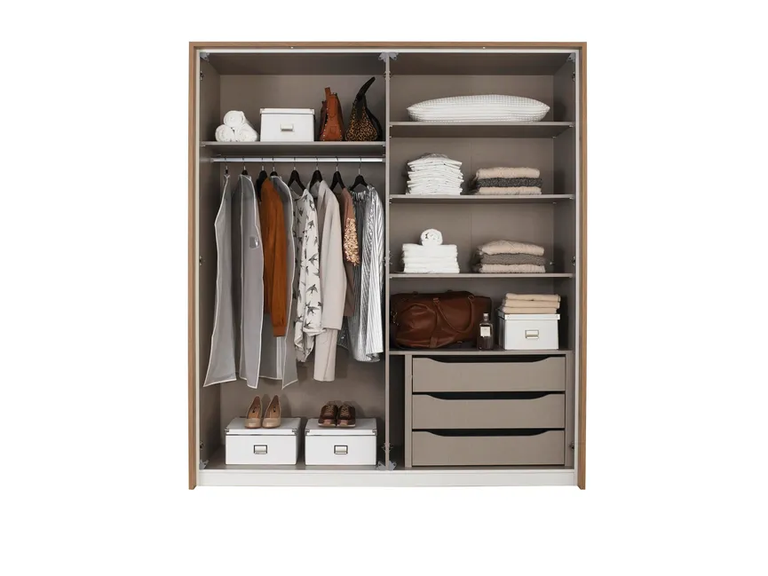 Drehtürenschrank 4-trg. detail