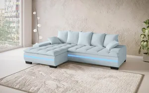 Ecksofa mit LED-Beleuchtung