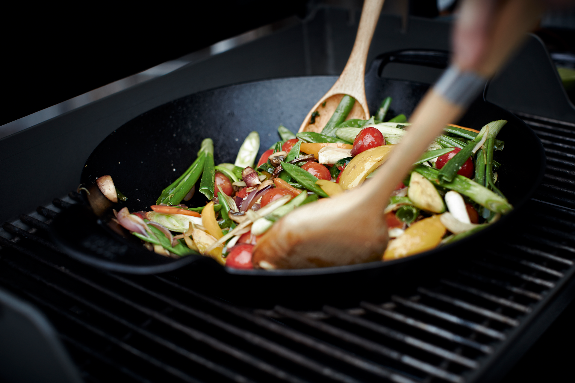 ** Wok-Einsatz Gourmet BBQ Sys detail