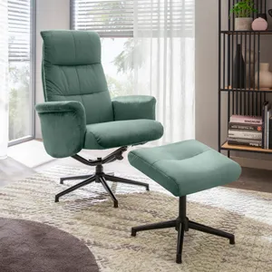 Sessel mit Hocker