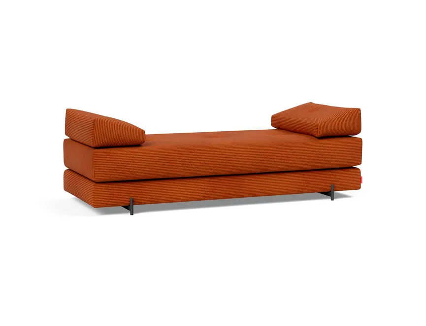 Klappsofa Indu schwarz detail