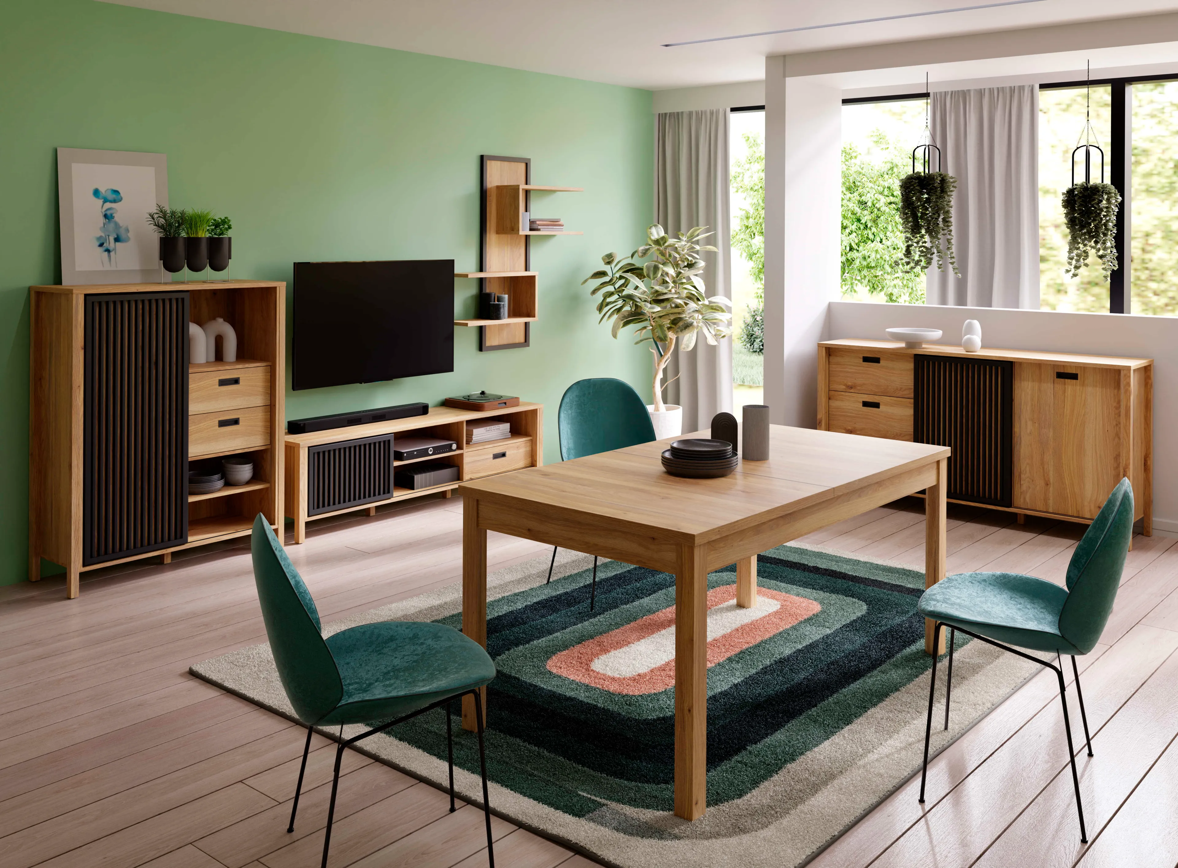 Esstisch  Killarney 160/207 x 90 cm