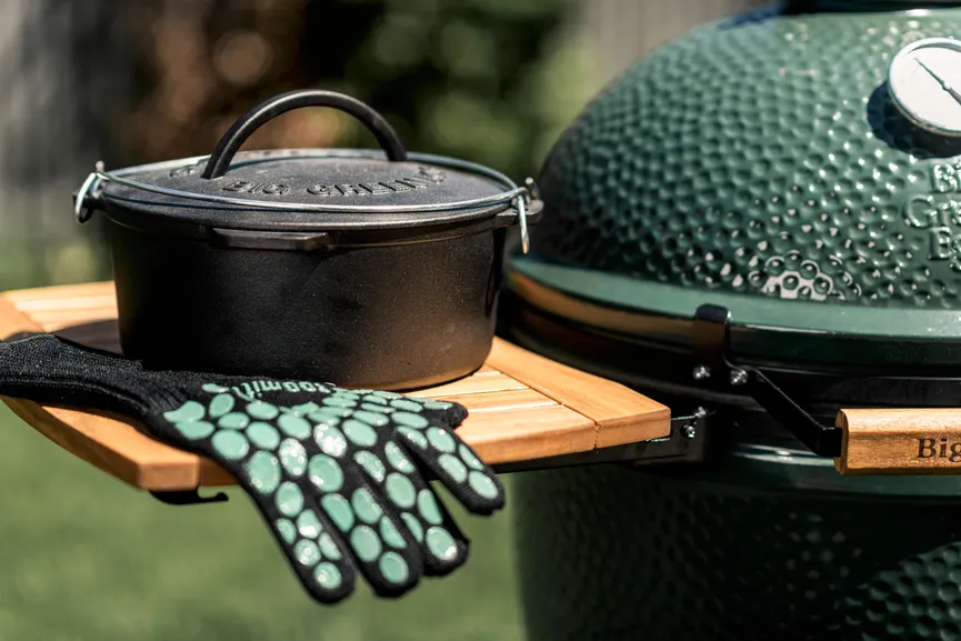 Eggmitt-Grillhandschuh detail