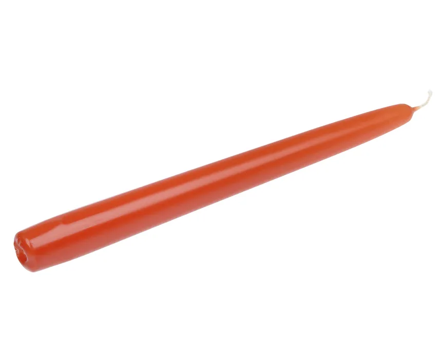 Spitzkerze dunkelorange material_farbe