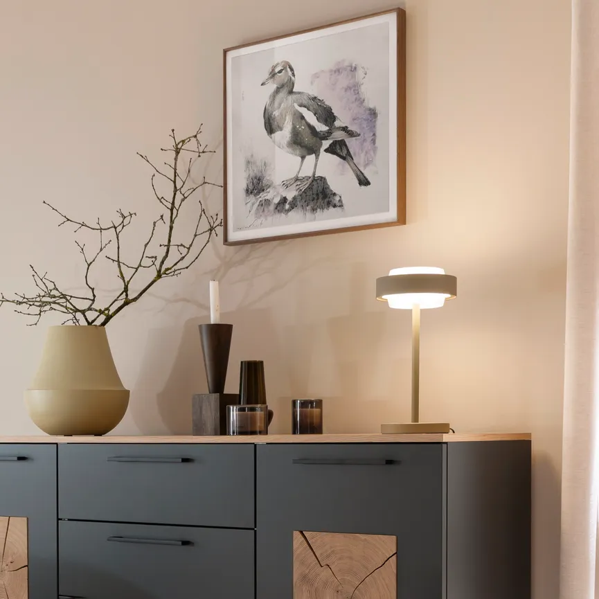 Tischleuchte "ELMO" milieu