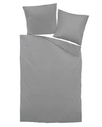 Melange-Flanell-Bettwäsche