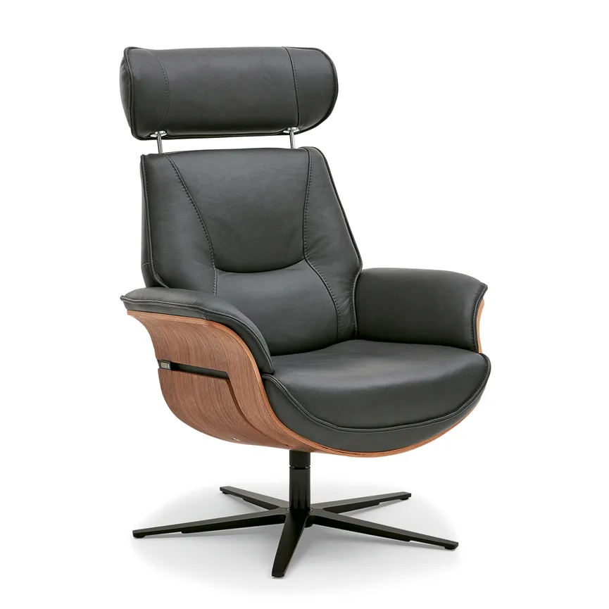 Relaxsessel Fuß schwarz detail