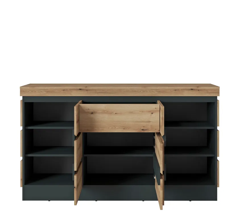 Sideboard 3-trg., detail