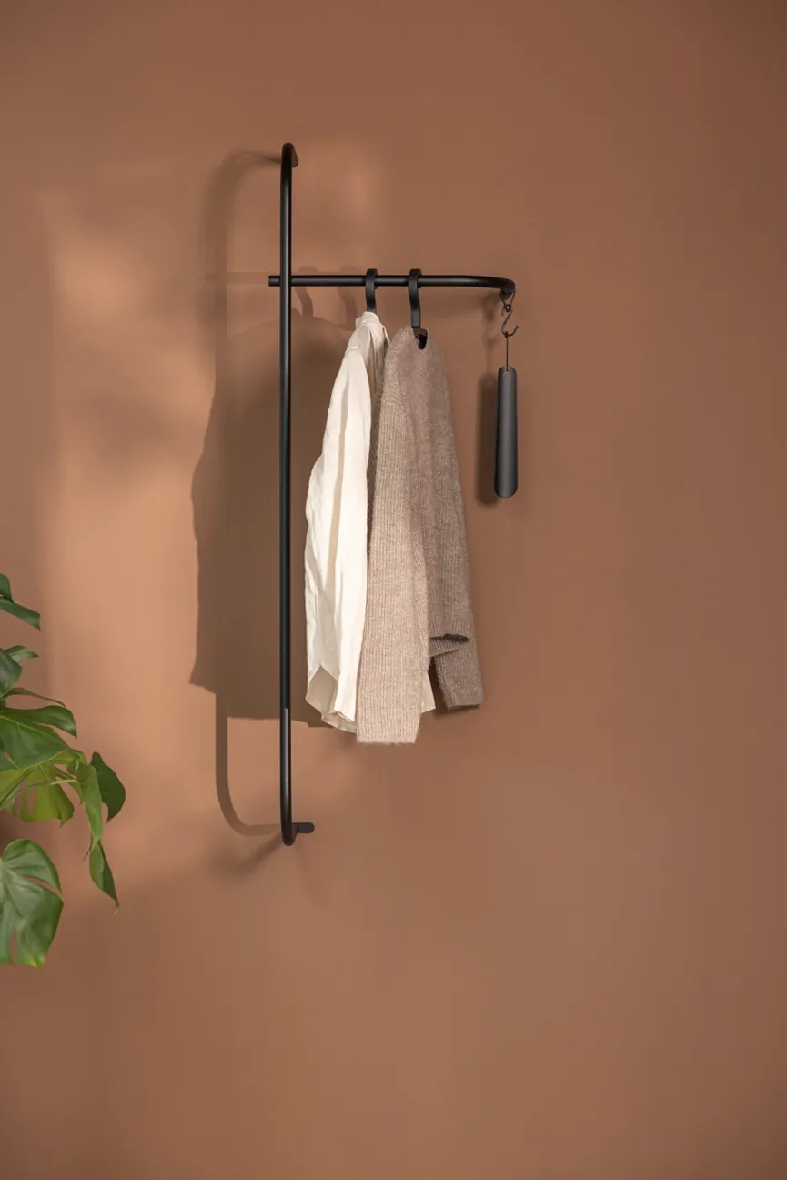 Wandgarderobe detail