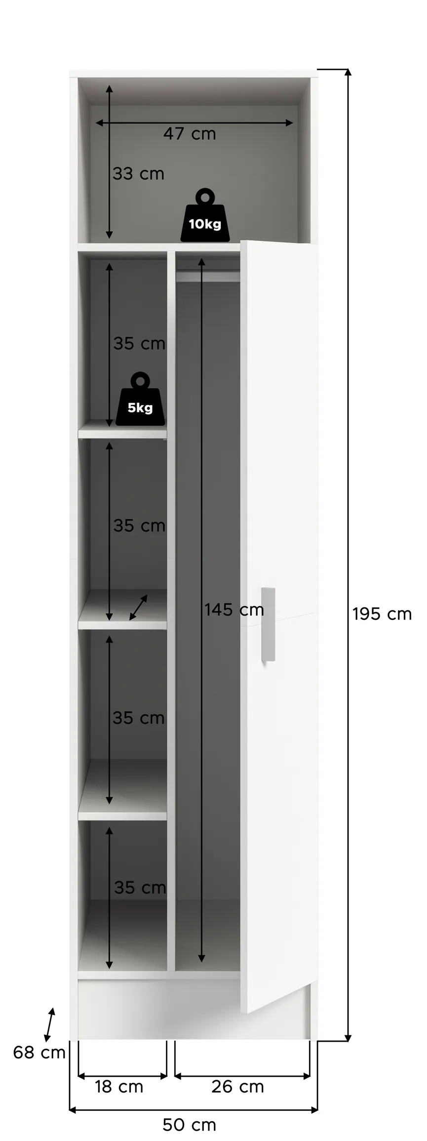 Universalschrank detail