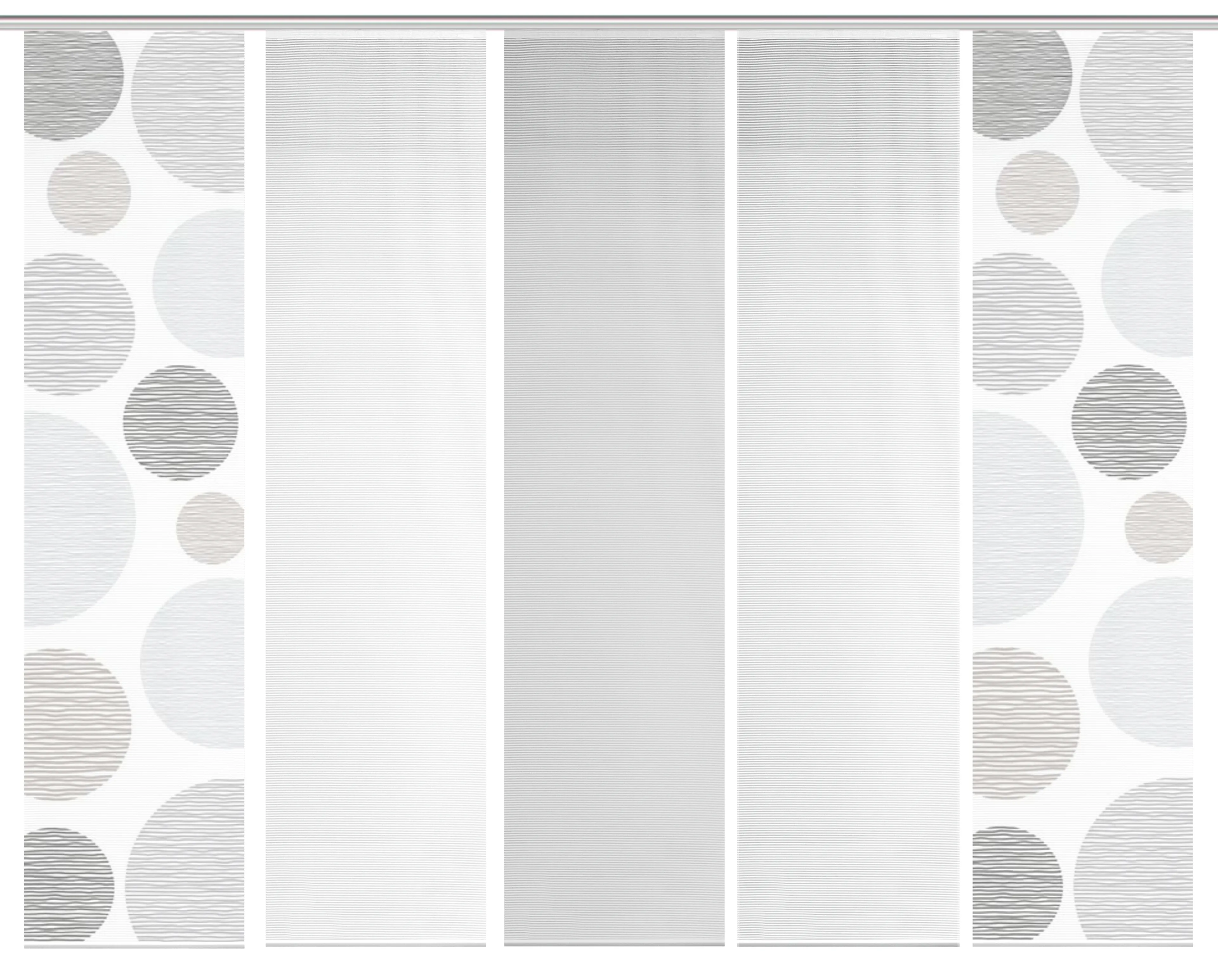 Schiebewand Borden 5er-Set