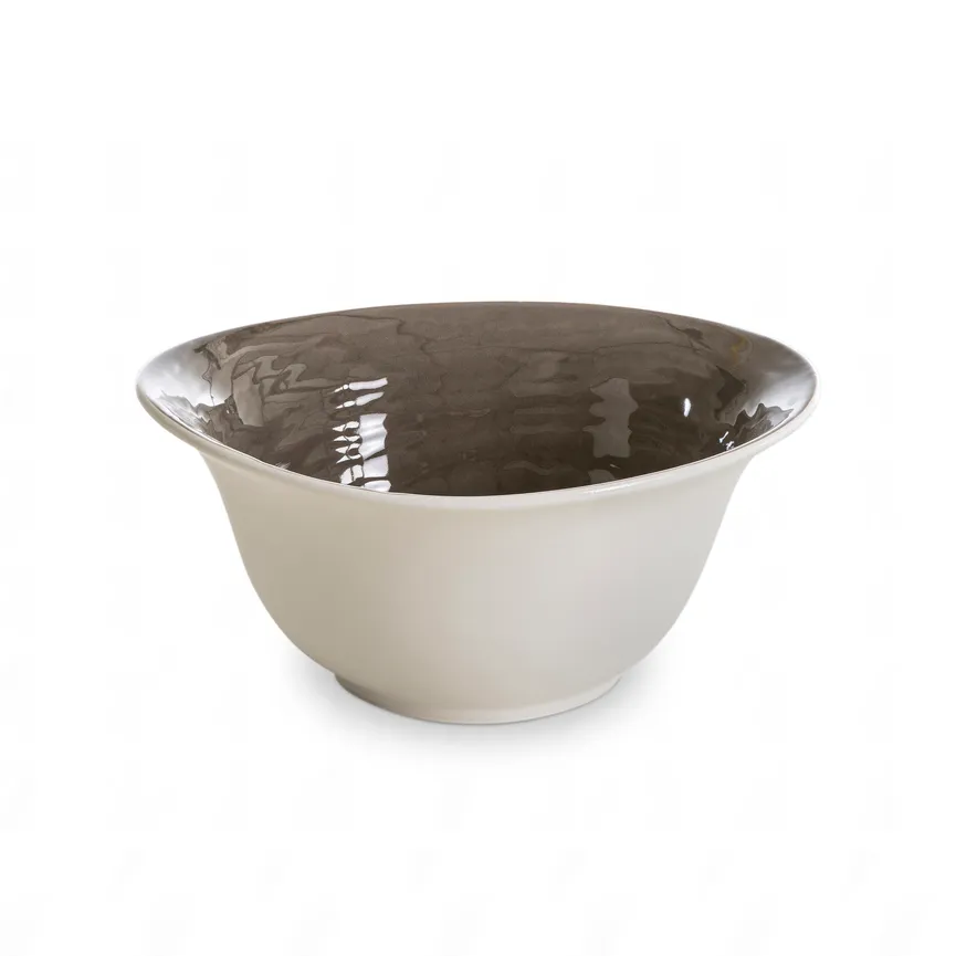 Schale Porzellan grau/weiss hauptaufnahme