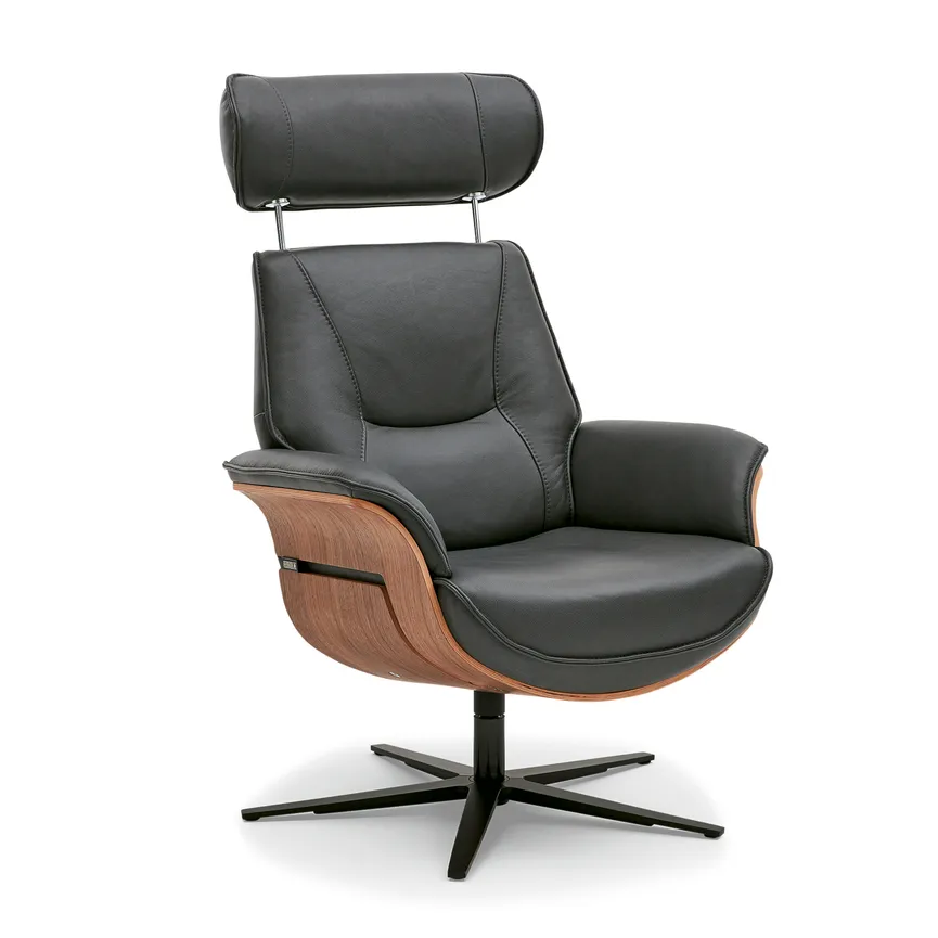 Relaxsessel Fuß schwarz detail