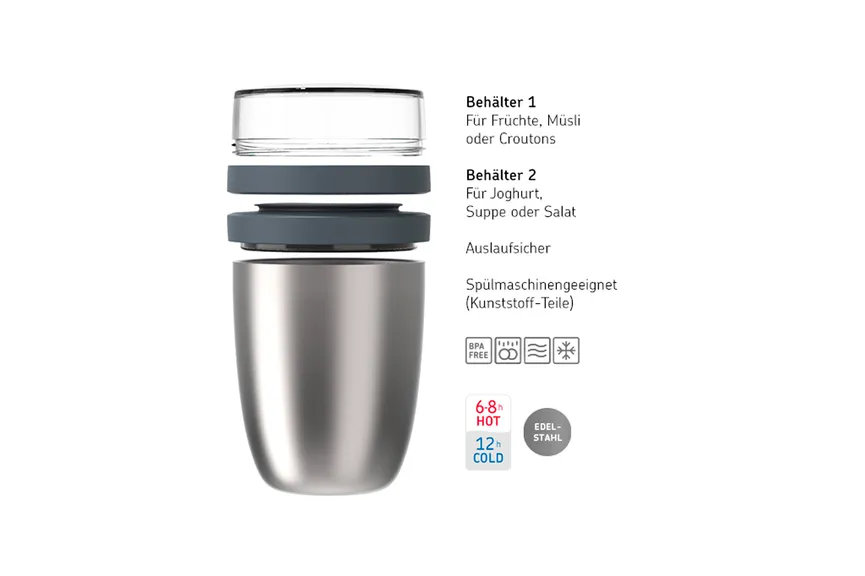 Lunchpot Thermo Ellipse gebürs detail