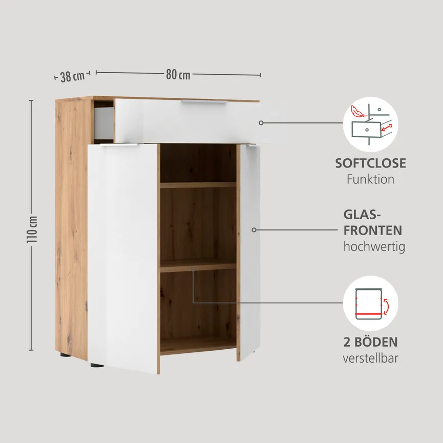 Büroschrank detail