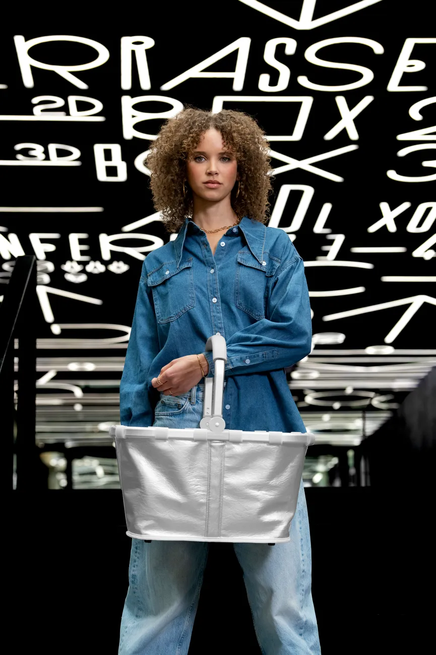 Carrybag "Silver Crackle" milieu
