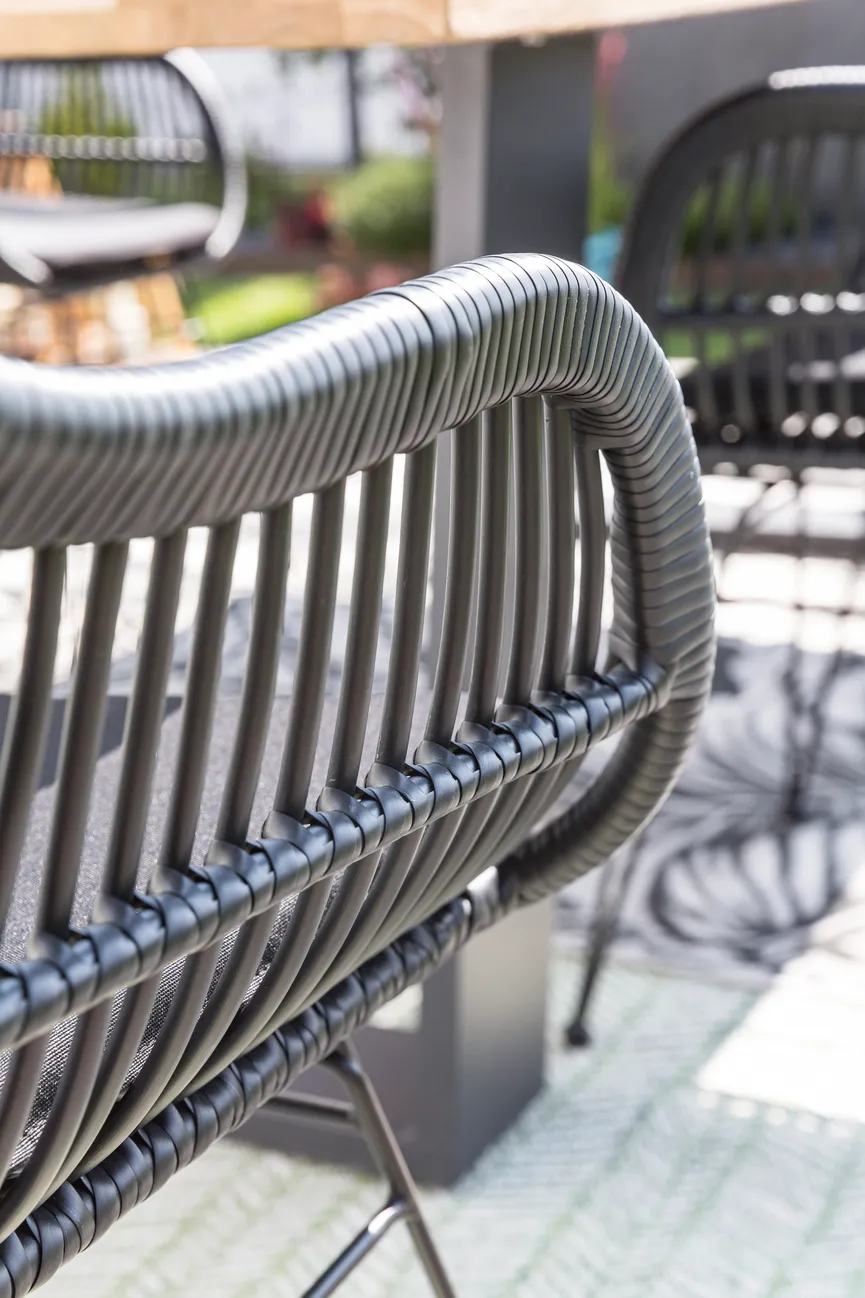 ** Gartensessel Schwarz detail