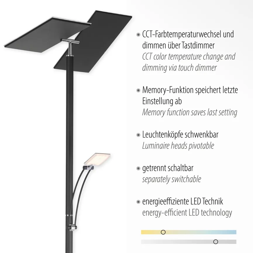 Deckenfluter "Artur" detail