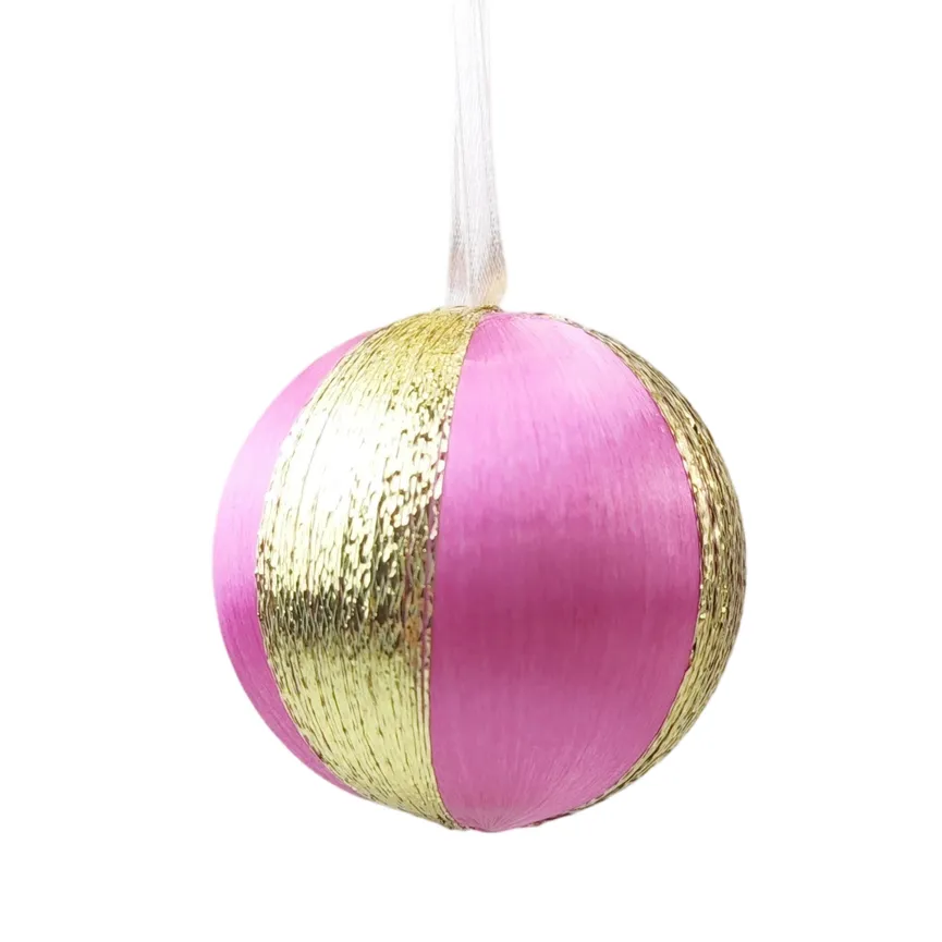 Hänger "Kugel" pink, gold hauptaufnahme