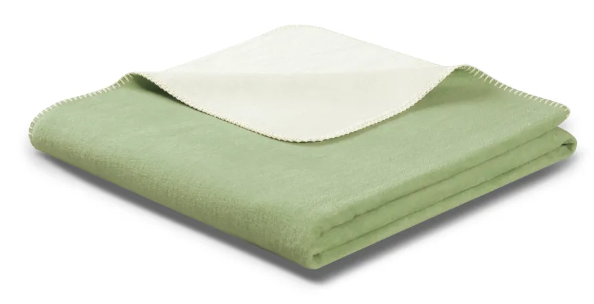 Decke Doubleface mint-ecru hauptaufnahme