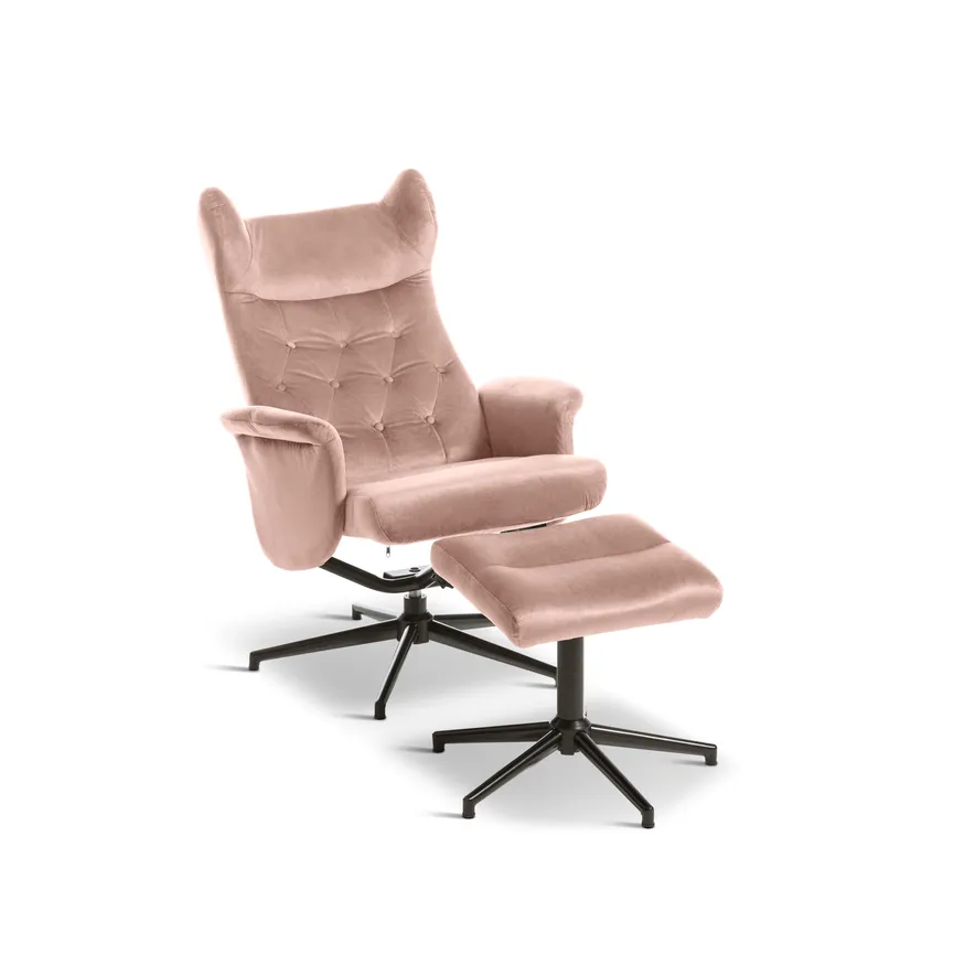 Relaxsessel + Hocker detail