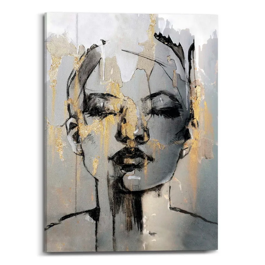 Leinwand "Golden Face" hauptaufnahme