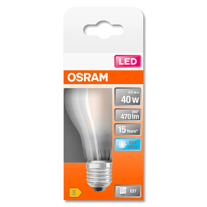 E27/4W LED Birne detail