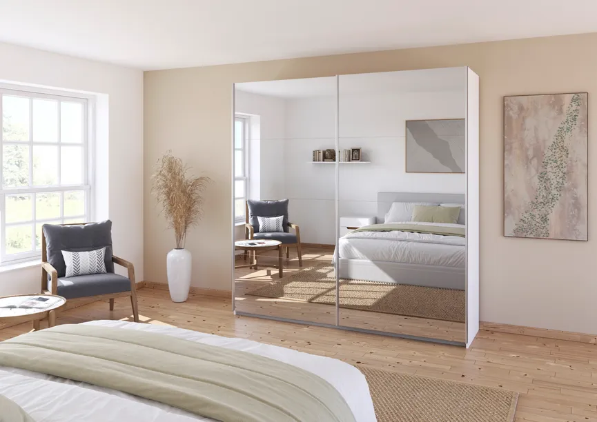 Schwebetürenschrank 2-trg. milieu