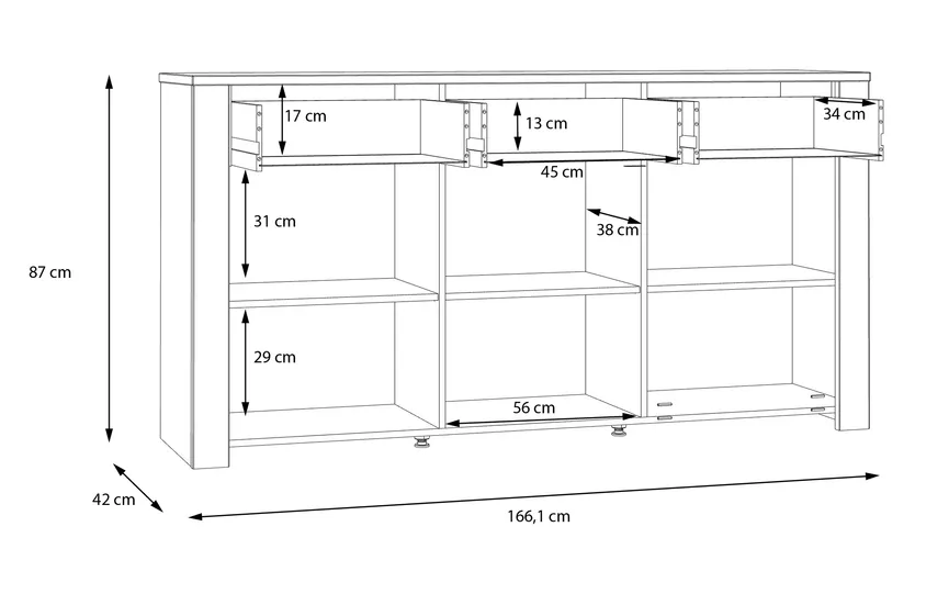 Sideboard detail