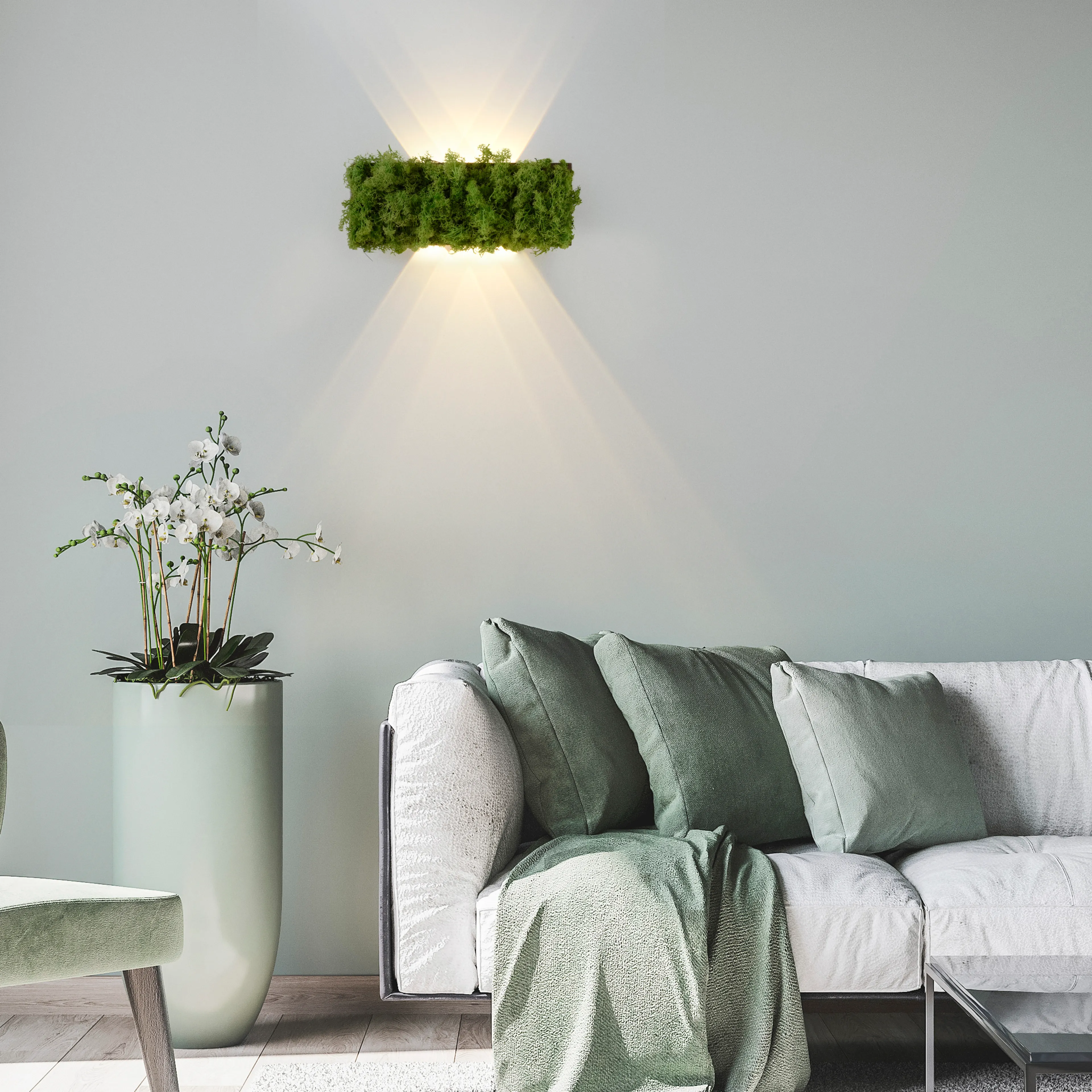 LED-Wandleuchte Green Carl
