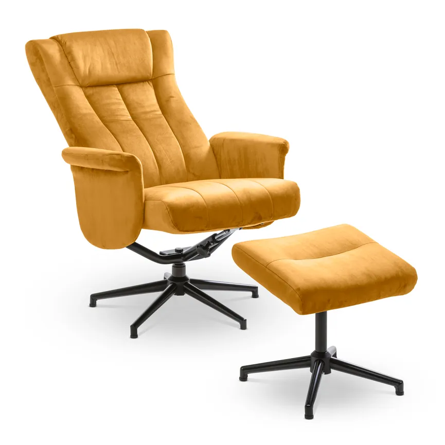 Relaxsessel + Hocker detail