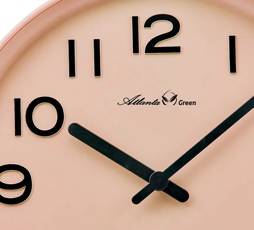 Quarz-Wanduhr "ATLANTA GREEN" detail