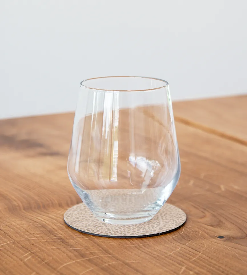 Glasuntersetzer "Hippo Circle" milieu