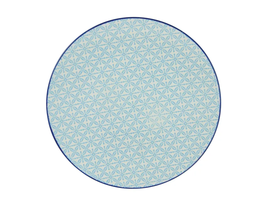 Speiseteller "Mediterran" blau hauptaufnahme