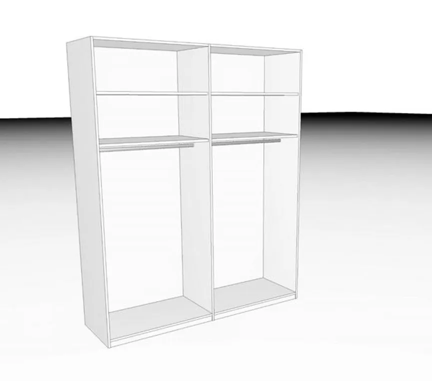Drehtürenschrank Basic detail
