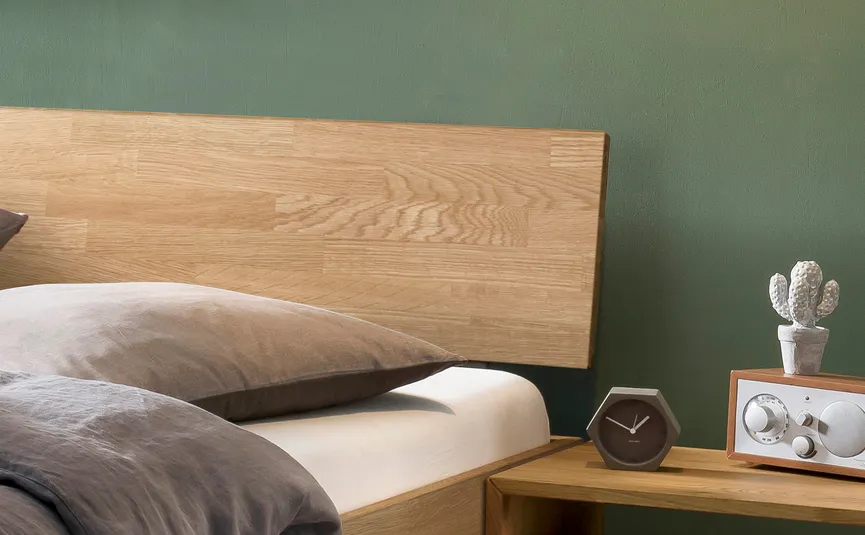 Massivholzbett 90x200 cm detail