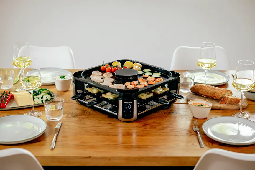 Raclette Severin mit Abluft- milieu