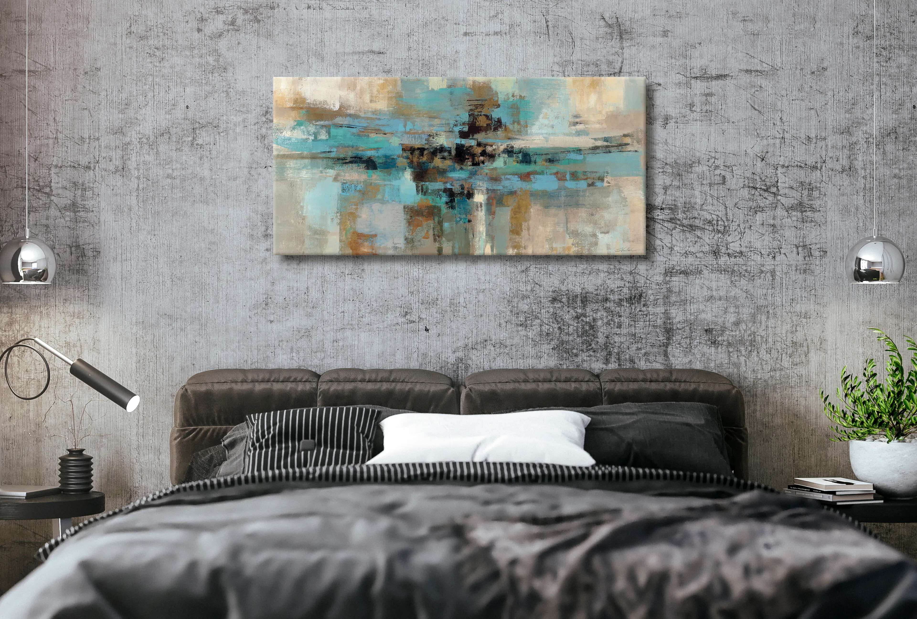 Wandbild 55 x 115 cm Morning VII