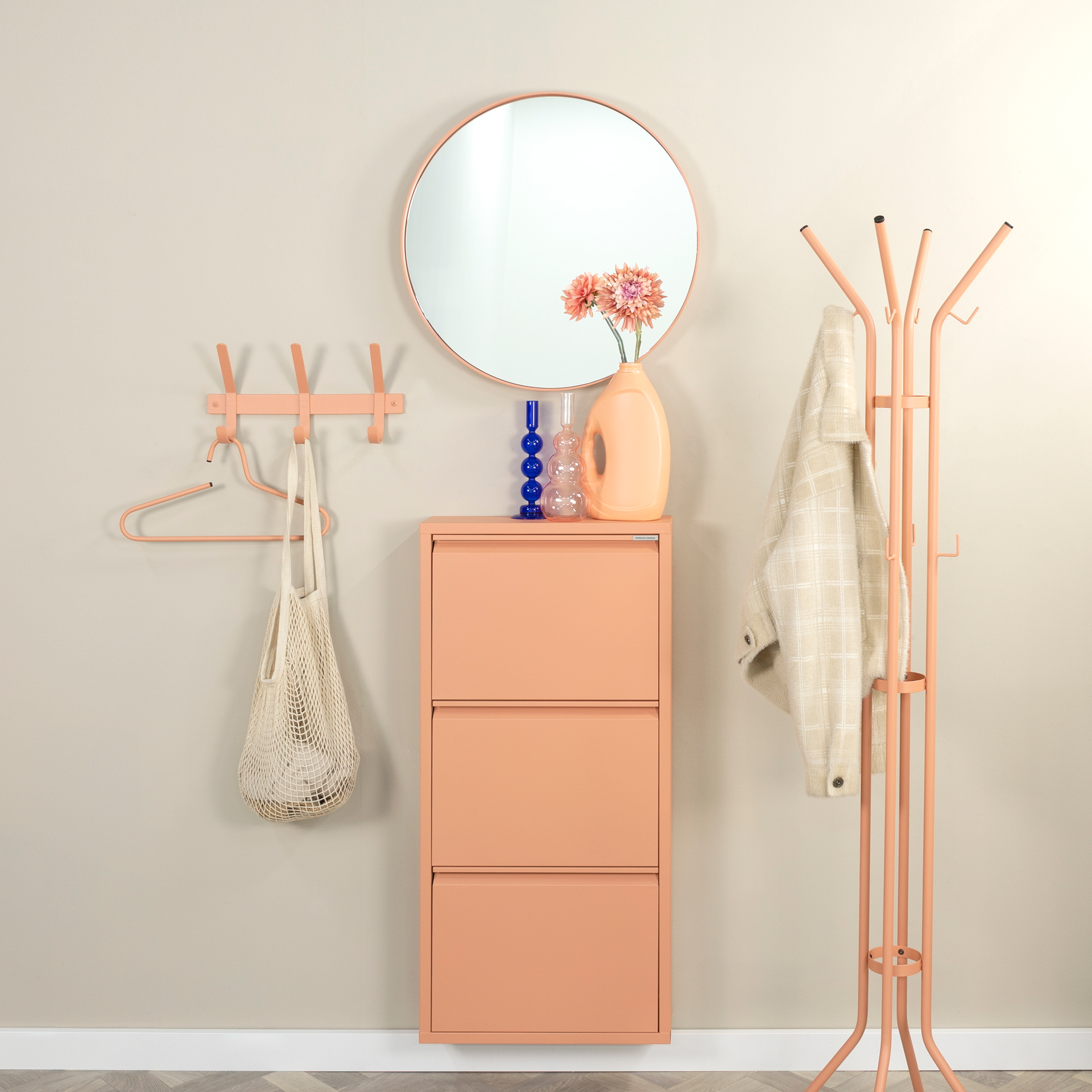 Wandgarderobe 3H milieu