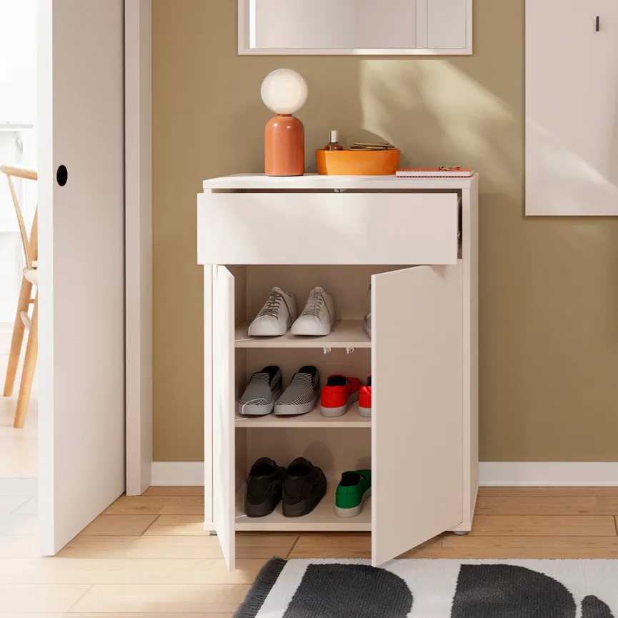 Schuhschrank 2T/1S milieu