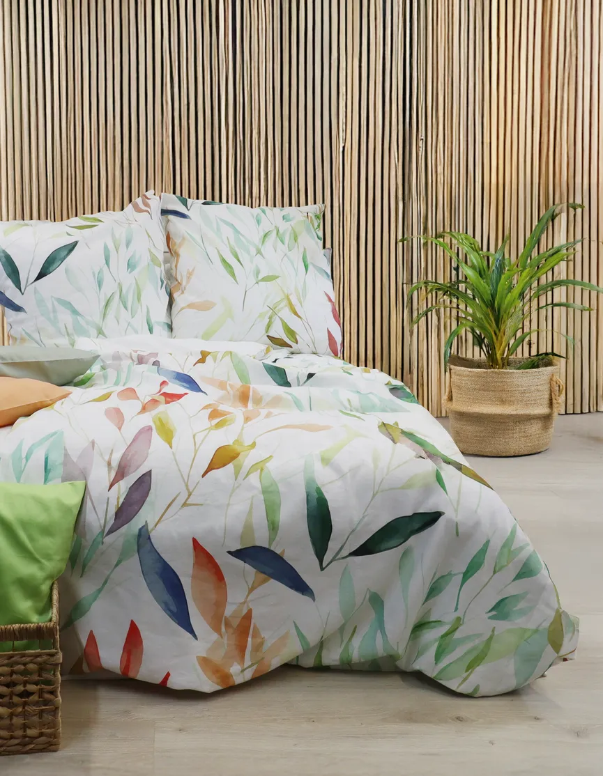 Leinen-Bettw.Provence 135x200 milieu