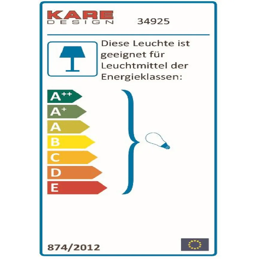 Stehleuchte "Scultra" energielabel