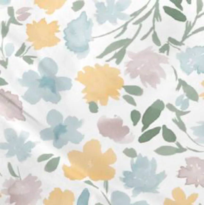 Perkal-Bettw.Floral 135x200 material_farbe