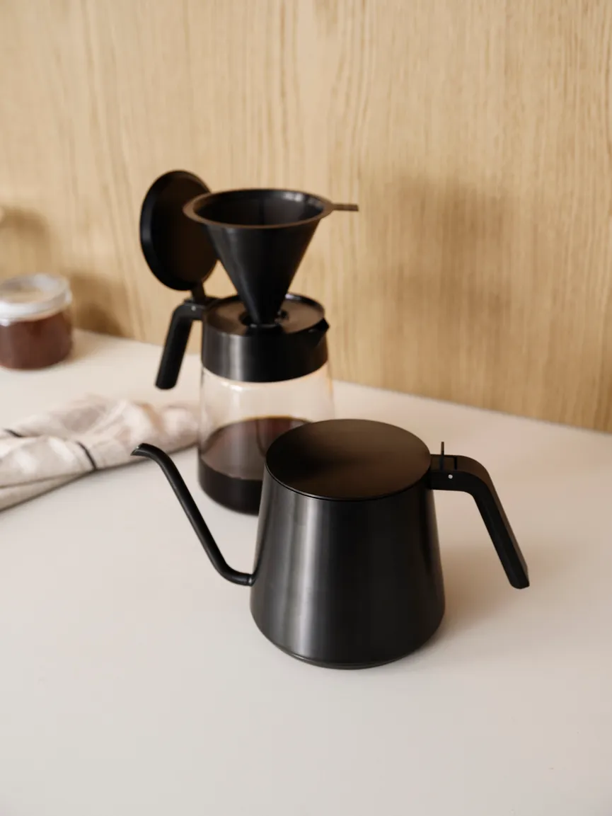 Kanne "Nohr" 1,2 Liter black milieu