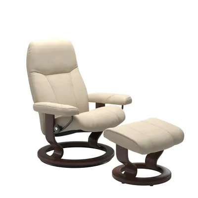 Sessel mit Hocker
