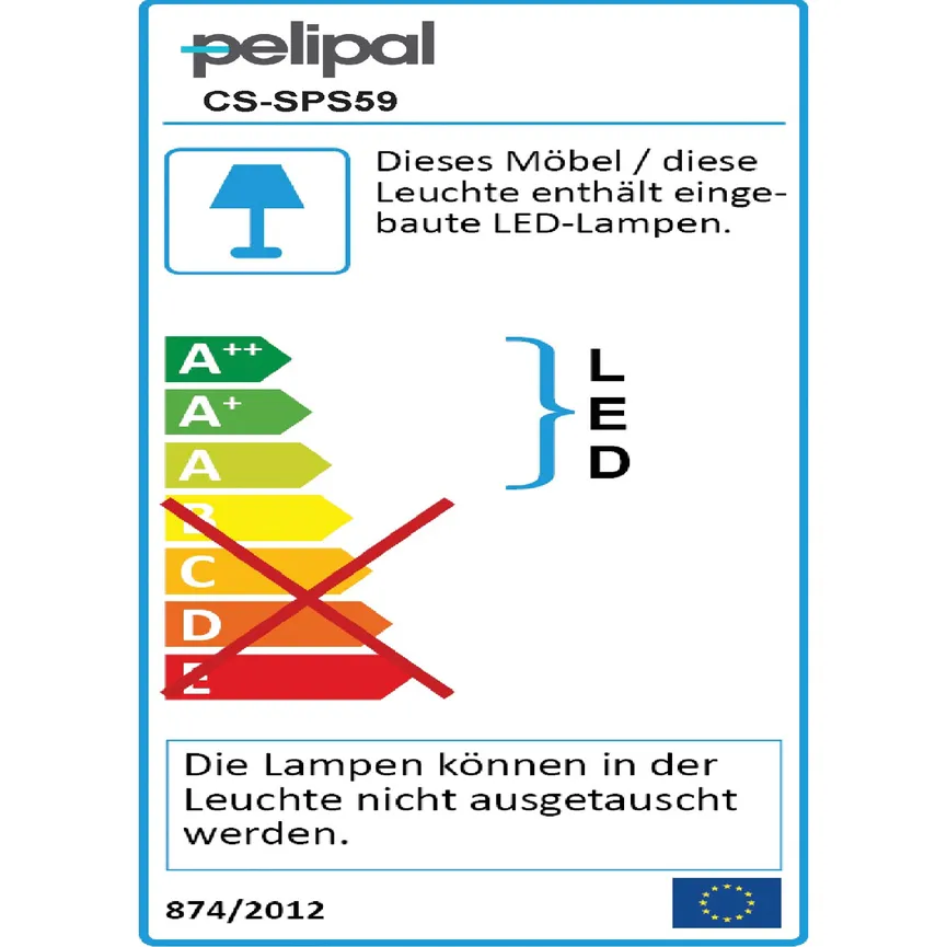 *Spiegelschrank m. Beleuchtung energielabel