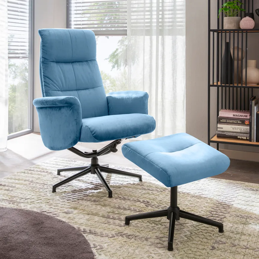 Relaxsessel + Hocker milieu