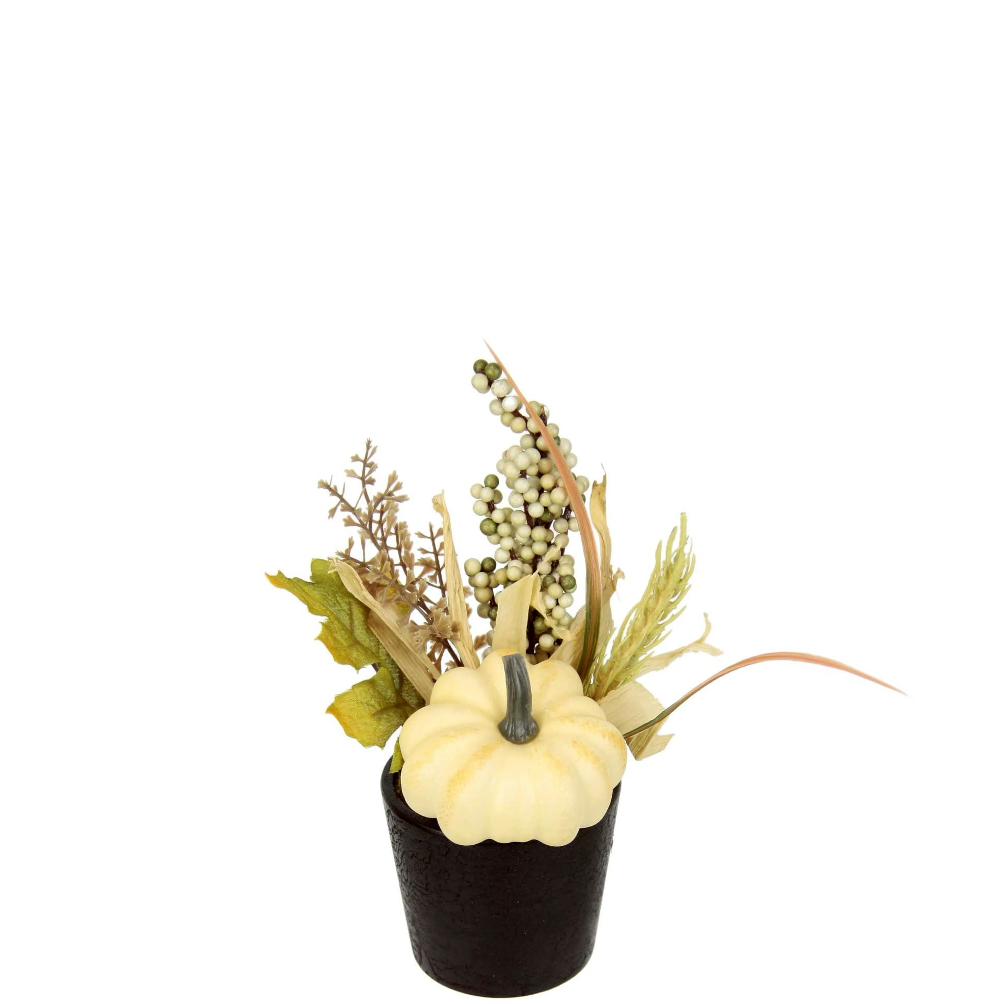 Deko-Objekt Gesteck - Kürbis 18 cm
