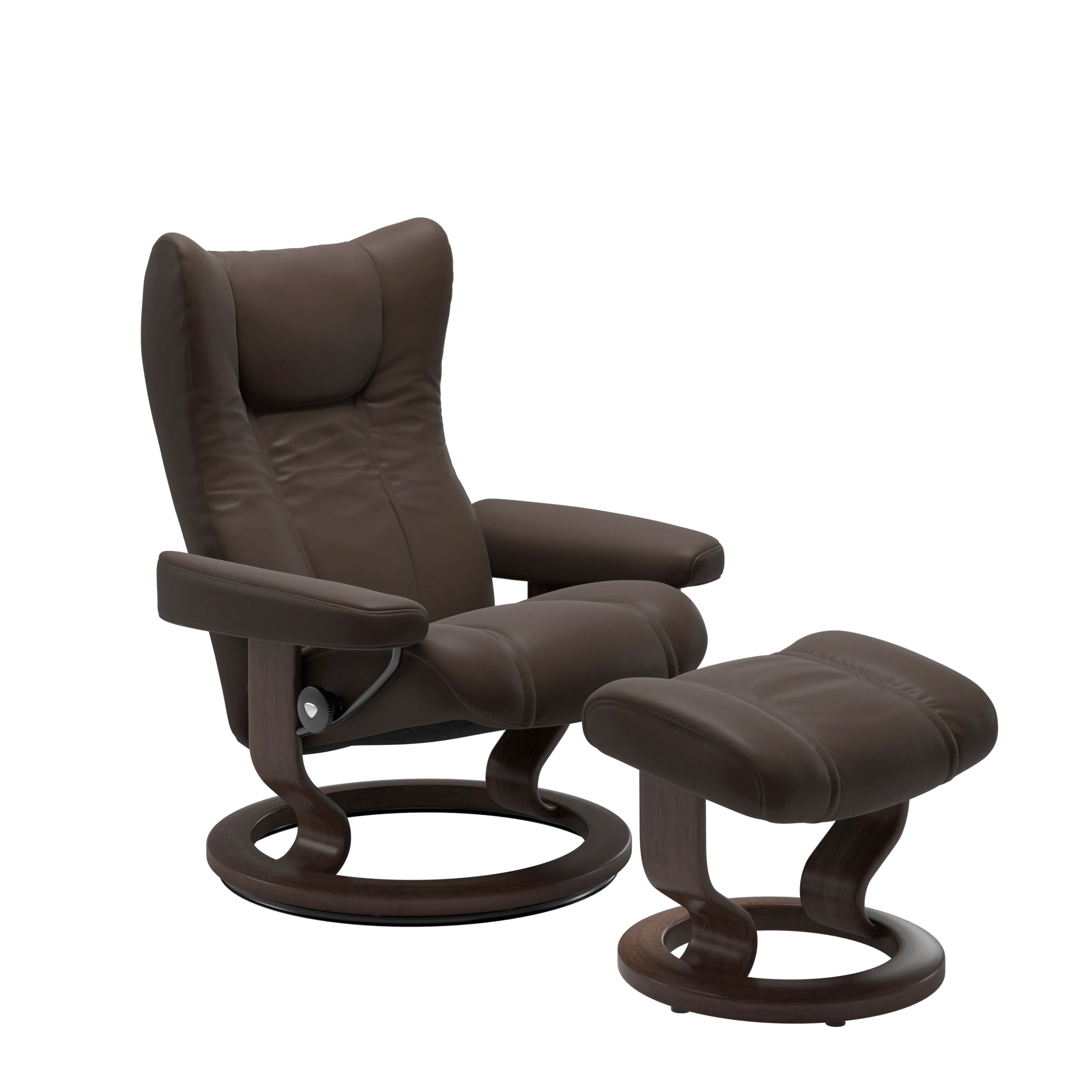 Sessel mit Hocker Wing Classic
